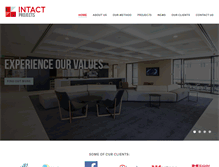 Tablet Screenshot of intactprojects.com
